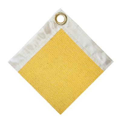 WLDPRO Welding blanket 1000x2000 mm withstands up to 550°C made of Acrylic-coated fiberglass (Yellow)